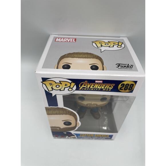 Avengers: Infinity War Captain America Pop! Vinyl Figure #288 NEW- FAST SHIPPING - Picture 3 of 7